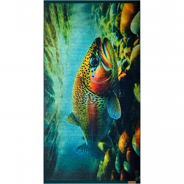 Zwoltex Towel featuring a “Trout” design