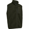 Atlas Fleece Vest For Men (Forest Green) 