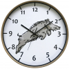 Bearstep Wall Clock Boar (round)