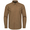Blaser Men's Shirt Tristan 22 Dark Olive/Red Checkered 