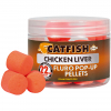 Dynamite Chicken Liver Hook Pellets (Fluro Pop Ups) Fluro Pop Ups 22 mm