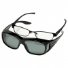 Eyelevel Medium Over Glasses, Polarised Sunglasses (Black/Grey Lens) 