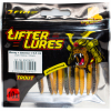 FTM Lifter Lures Wurmy, Dark Yellow/Black