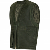 il Lago Prestige Leather Waistcoat Field Vest Men (Olive) 
