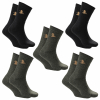il Lago Prestige Set Of 5: Geo Pro Thermal Socks Unisex (Olive/Black) 