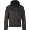 il Lago Prestige Teddy Knitted Fleece Jacket Spirit Men (Black Mottled) 