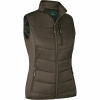 Lady Heat Padded Waistcoat For Women (Wood) 