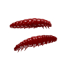 Libra Lures Larva artificial bait (red)