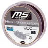 MS Range Sänger Fishing Line MSR High-S Shock Leader (black, 200 m)
