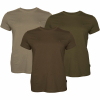 Pinewood Set of 3: T-Shirts Women (Green/H.Brown/Khaki) 