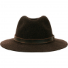 Traveller Hat Unisex (Dark Brown Melange) 