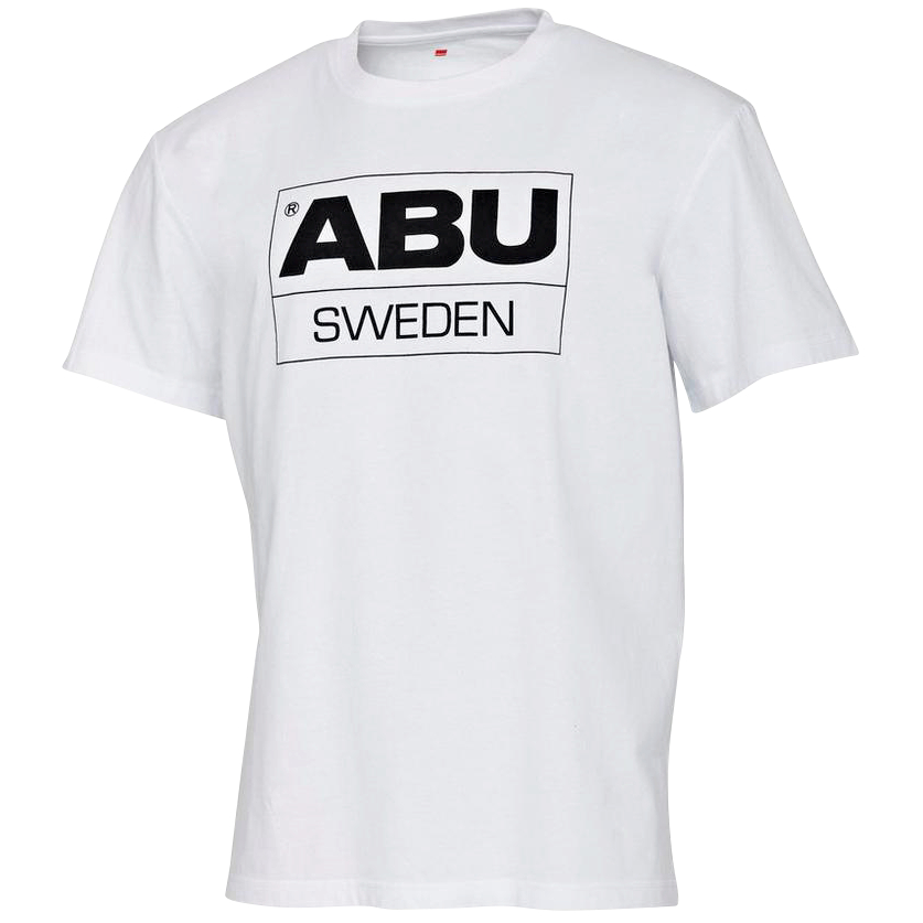 Abu Garcia Men's Legacy Sweden Logo T-Shirt Men (White) 