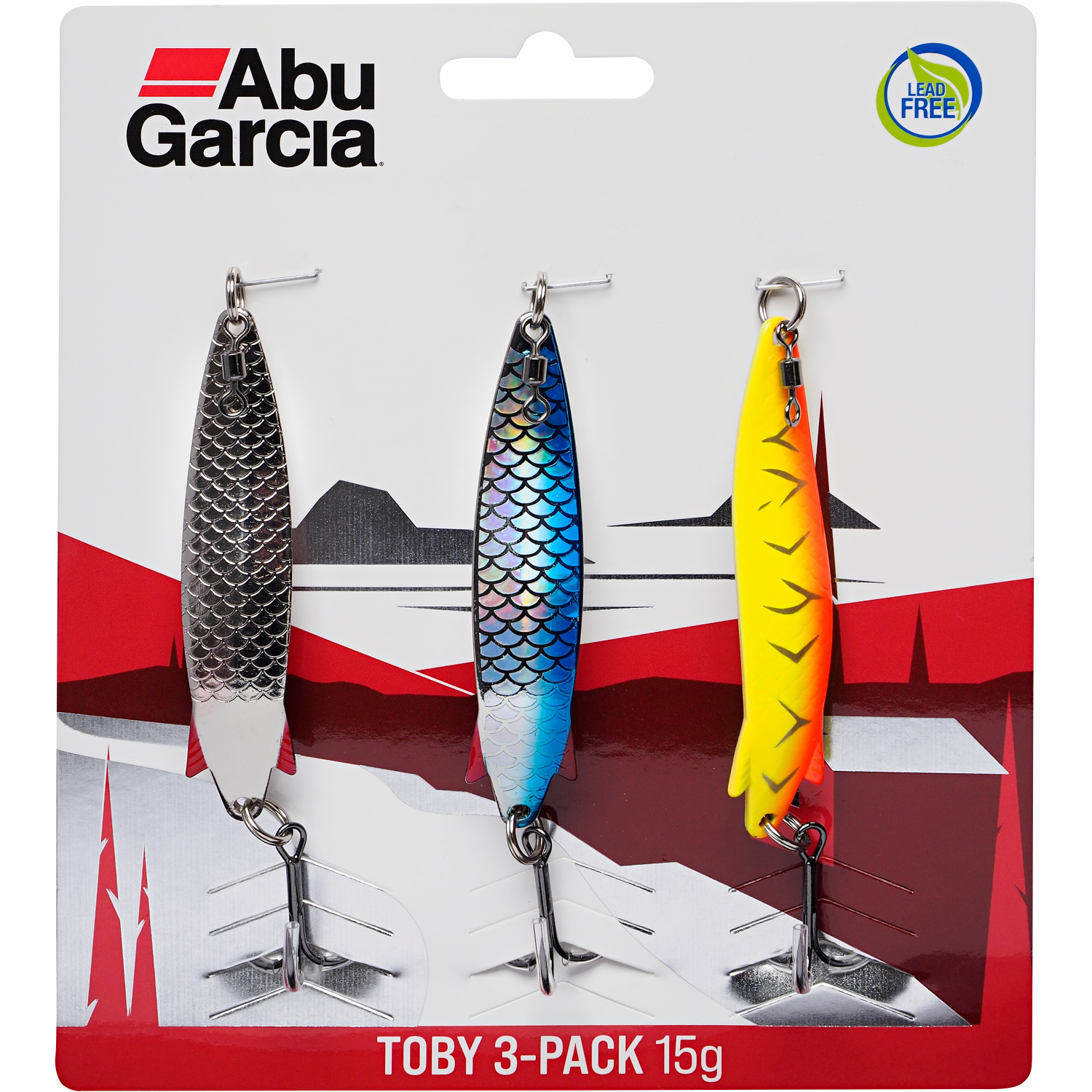 Abu Garcia Spoon Toby 3 Pack at low prices