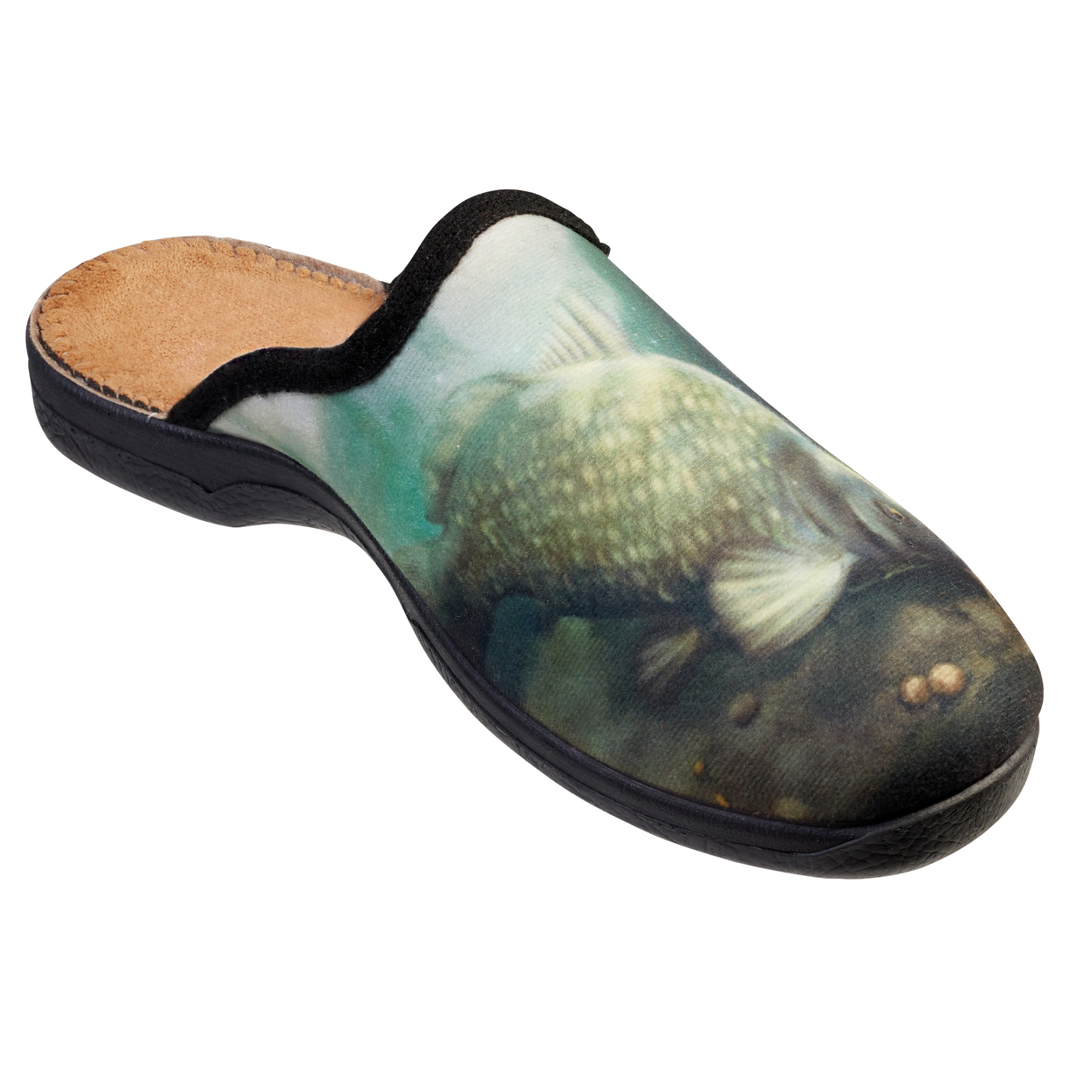 Almwalker Karpfen Slippers Unisex, With Carp Motif 