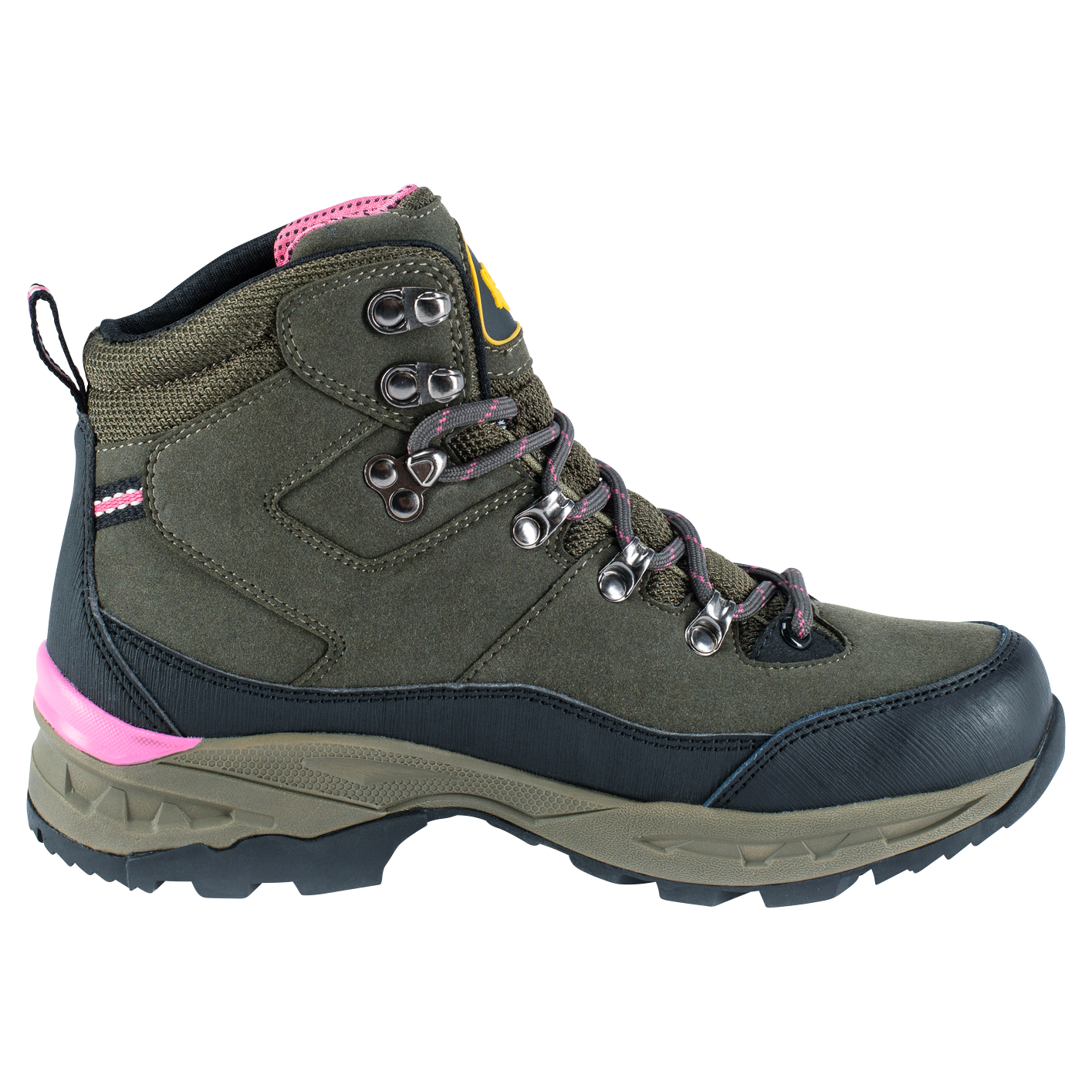 Almwalker Ventura Pro Outdoor Boots Women (Olive/Black/Pink) 