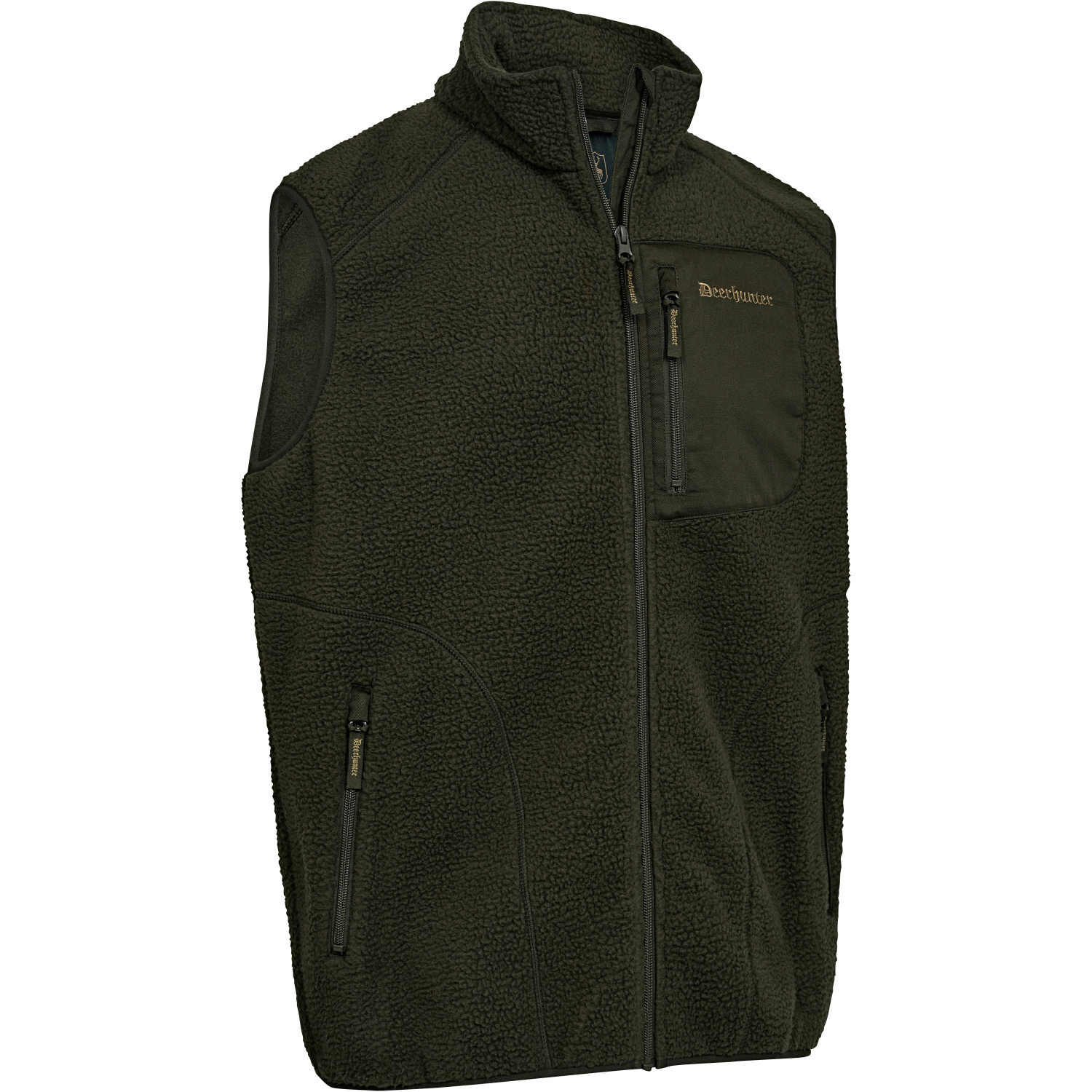 Atlas Fleece Vest For Men (Forest Green) 