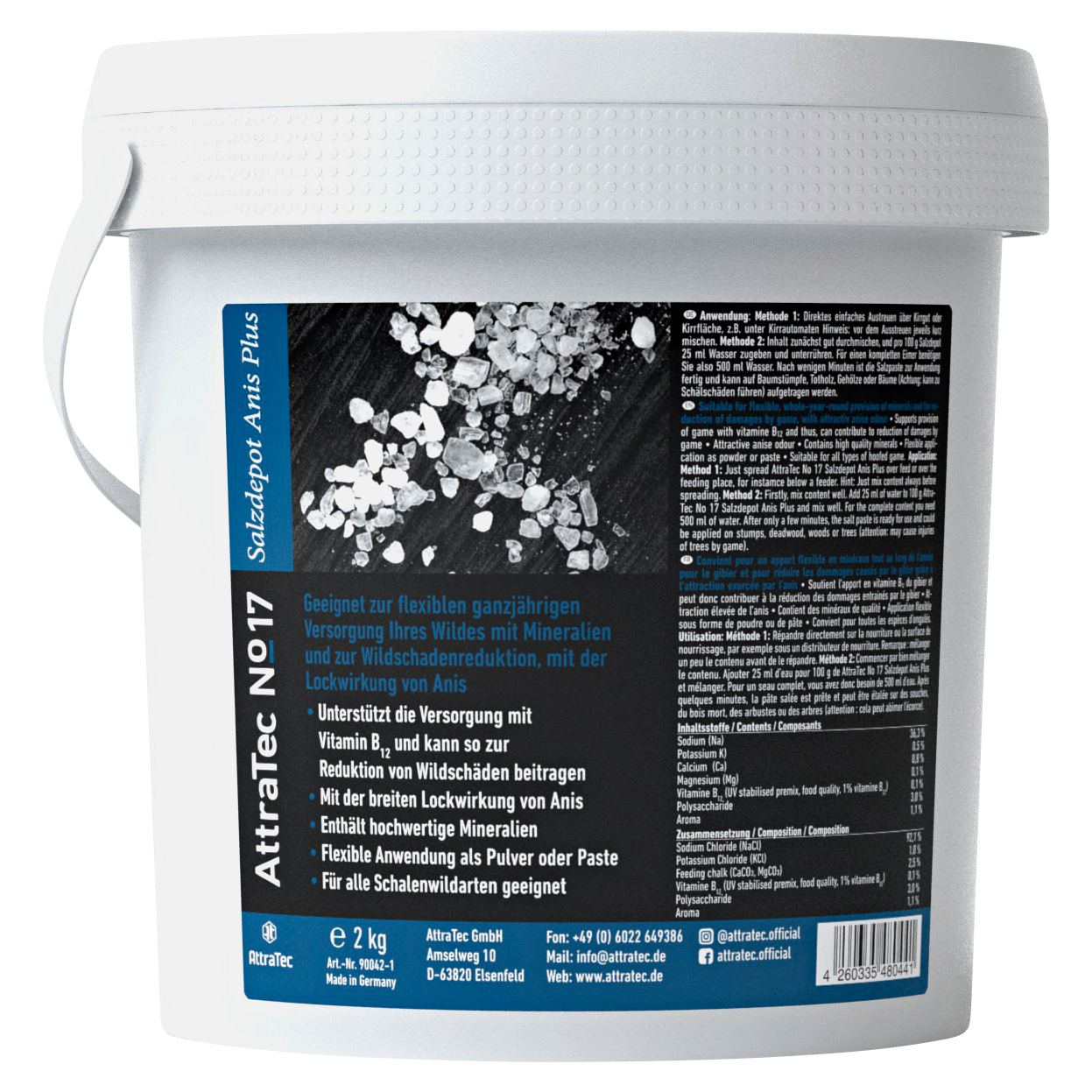 AttraTec Salt depot (Anise Plus, 2.0 Kg) 