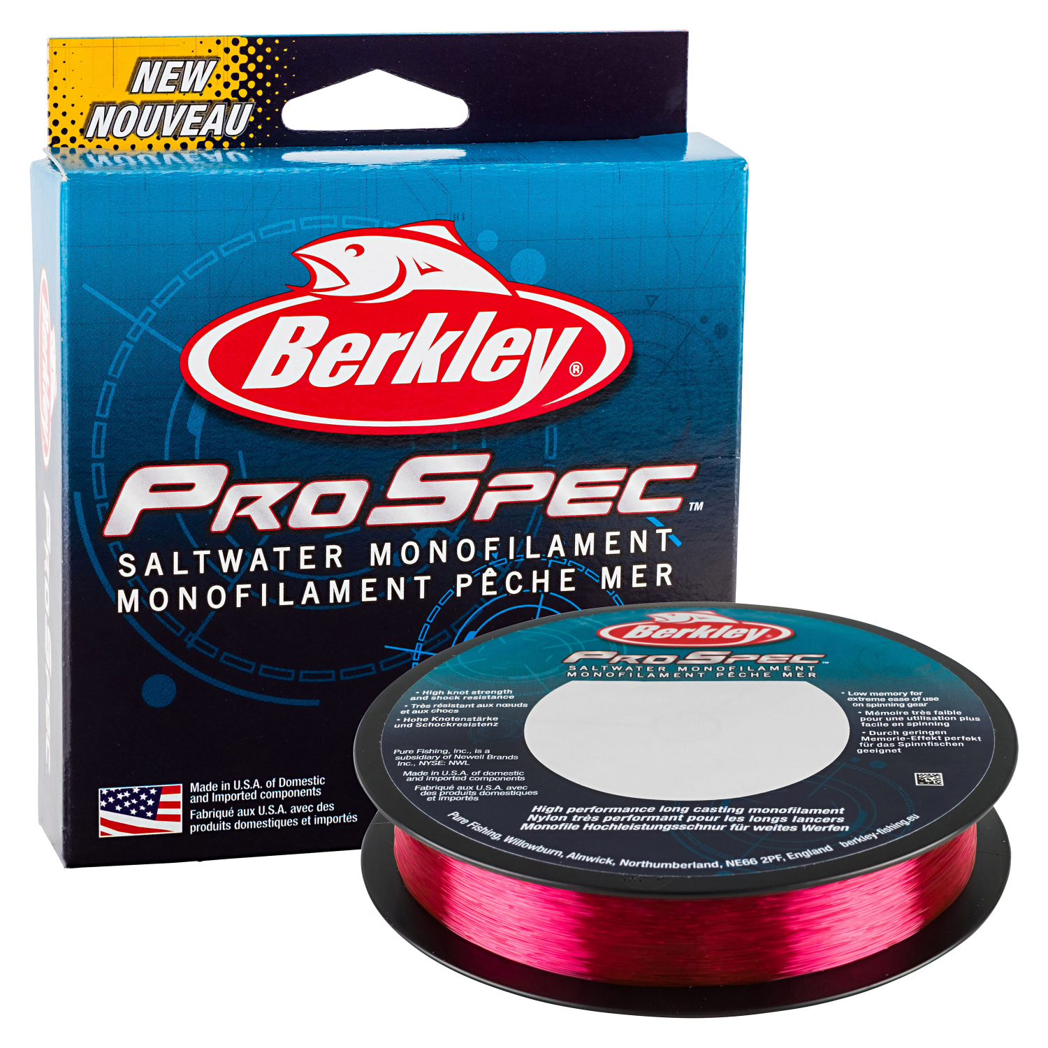Berkley Berkley Fishing Line Pro Spec Saltwater Mono (Red) 