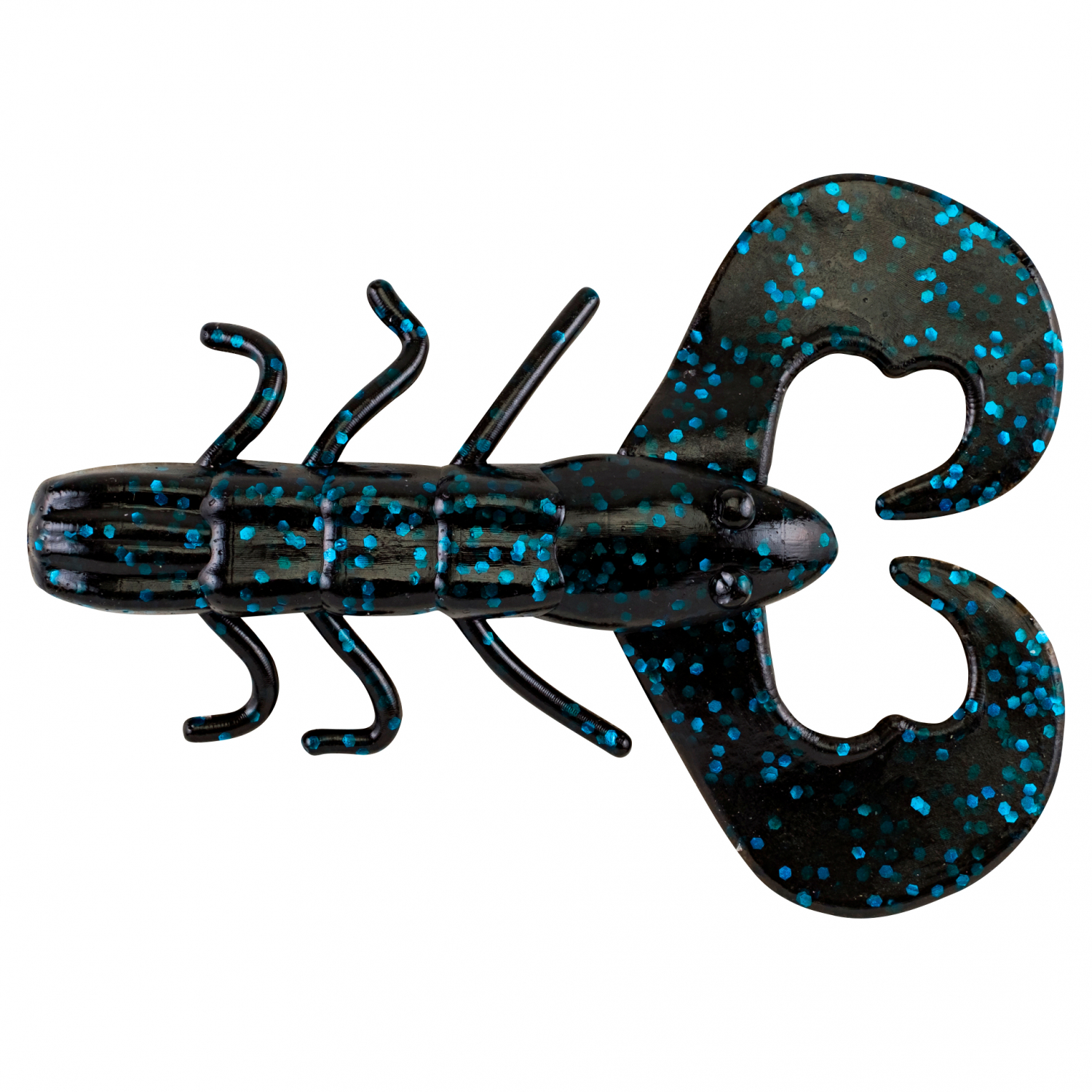 Berkley Berkley Shad PowerBait Chigger Bug (Black Blue Fleck) 