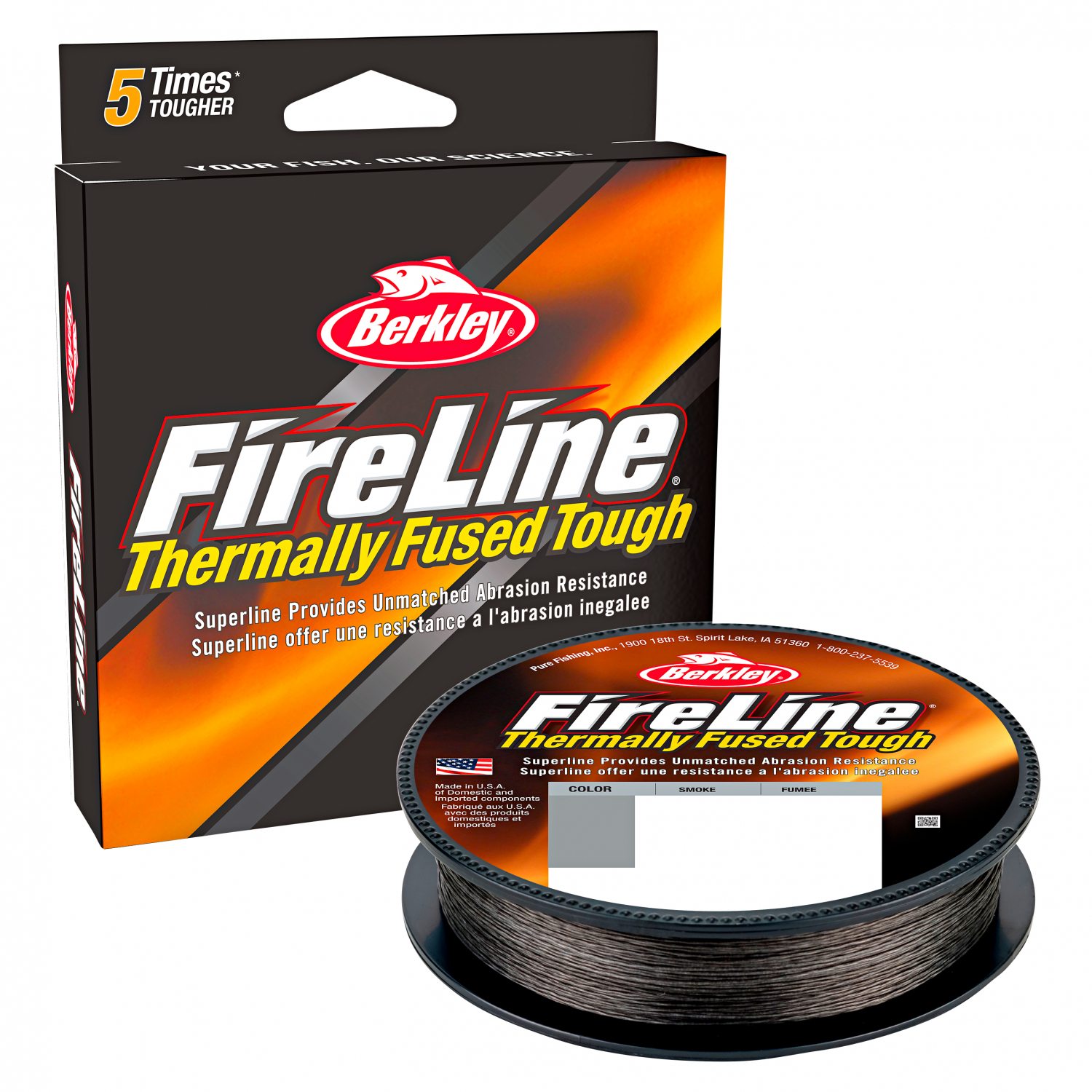 Berkley Fishing Line FireLine Fused Original (smoke, 150 m) at low prices