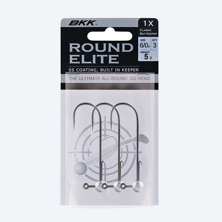 BKK Round Elite Jighead, 5g 