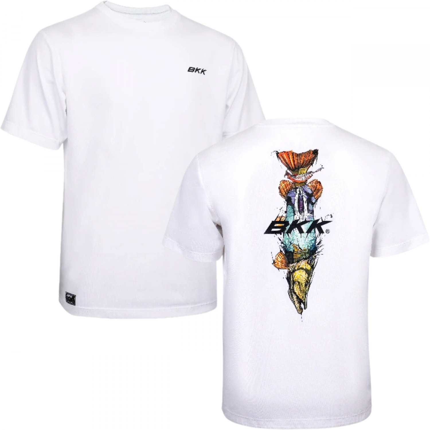 BKK Short-Sleeved Casual Shirt, Brand Values Pike (White) 