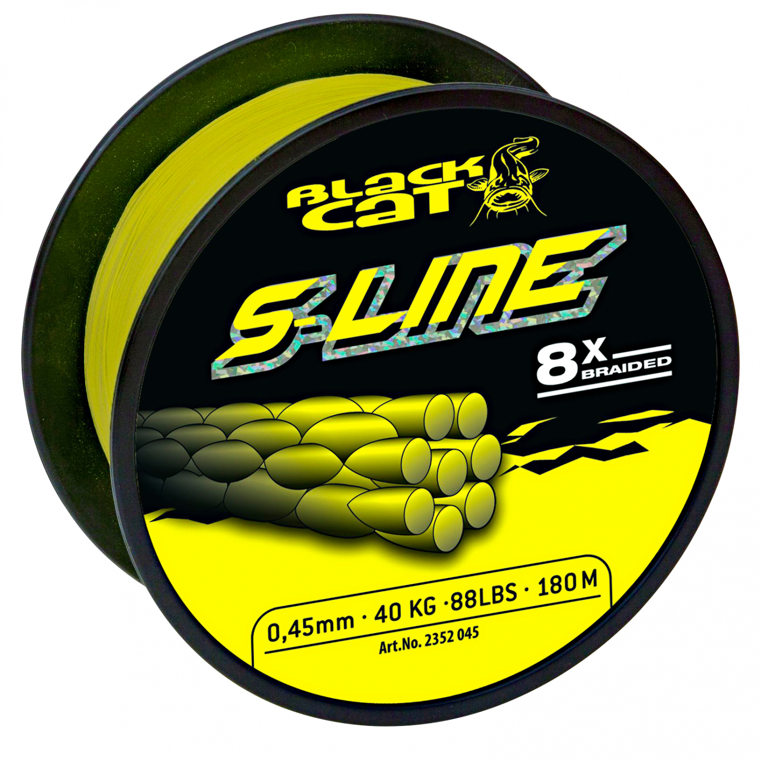 Black Cat Fishing line Cat S-Line yellow (180-300 m) 