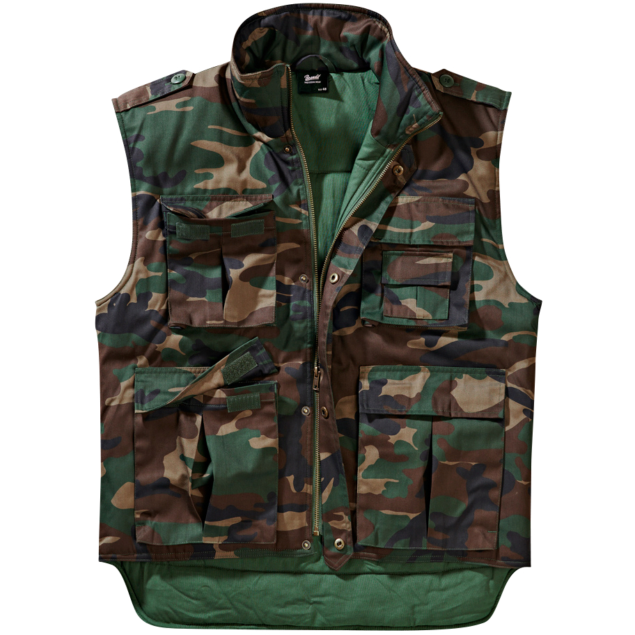 Brandit Men's Ranger Vest (woodland) Sz. 39 