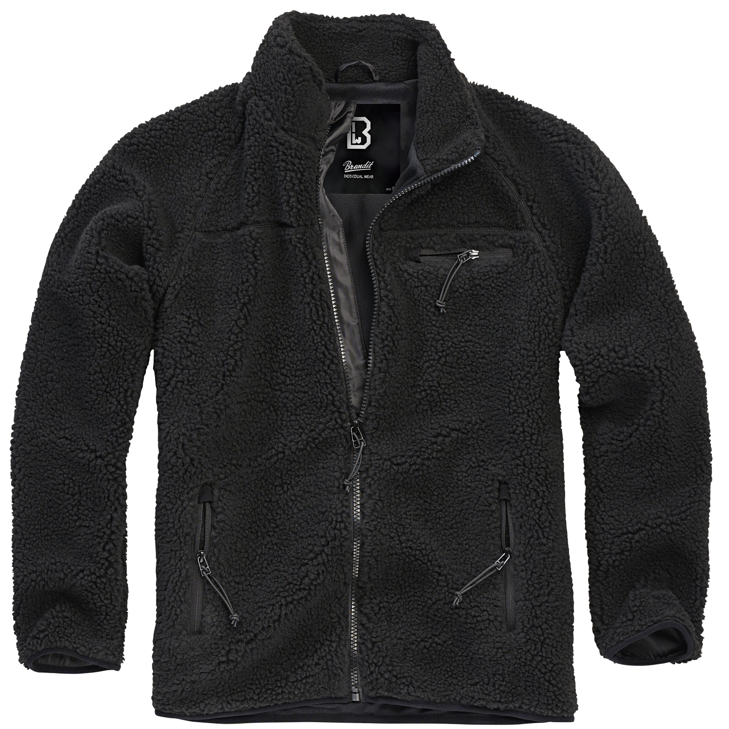 Brandit Teddy Fleece Jacket Men (Black) 