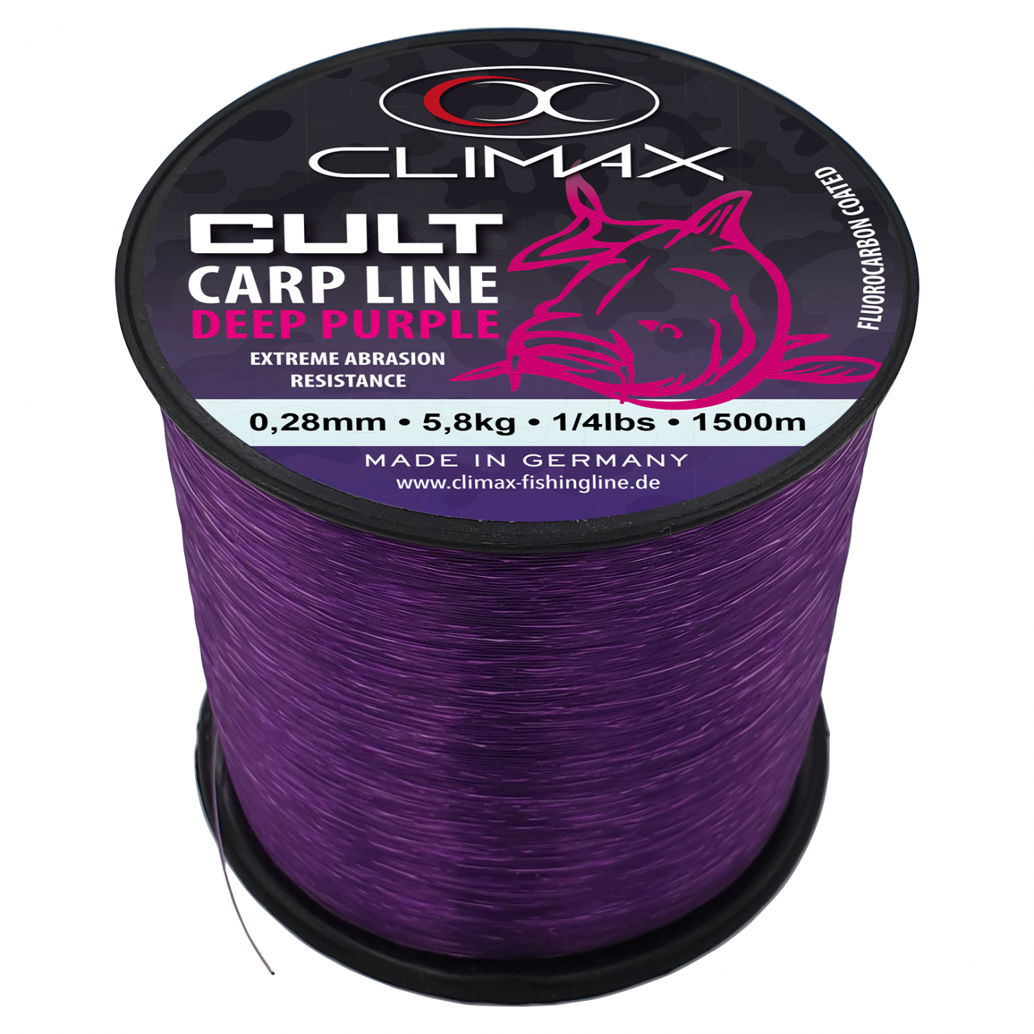 Climax Fishing Line Cult Carp Deep Purple Monofilament (dark