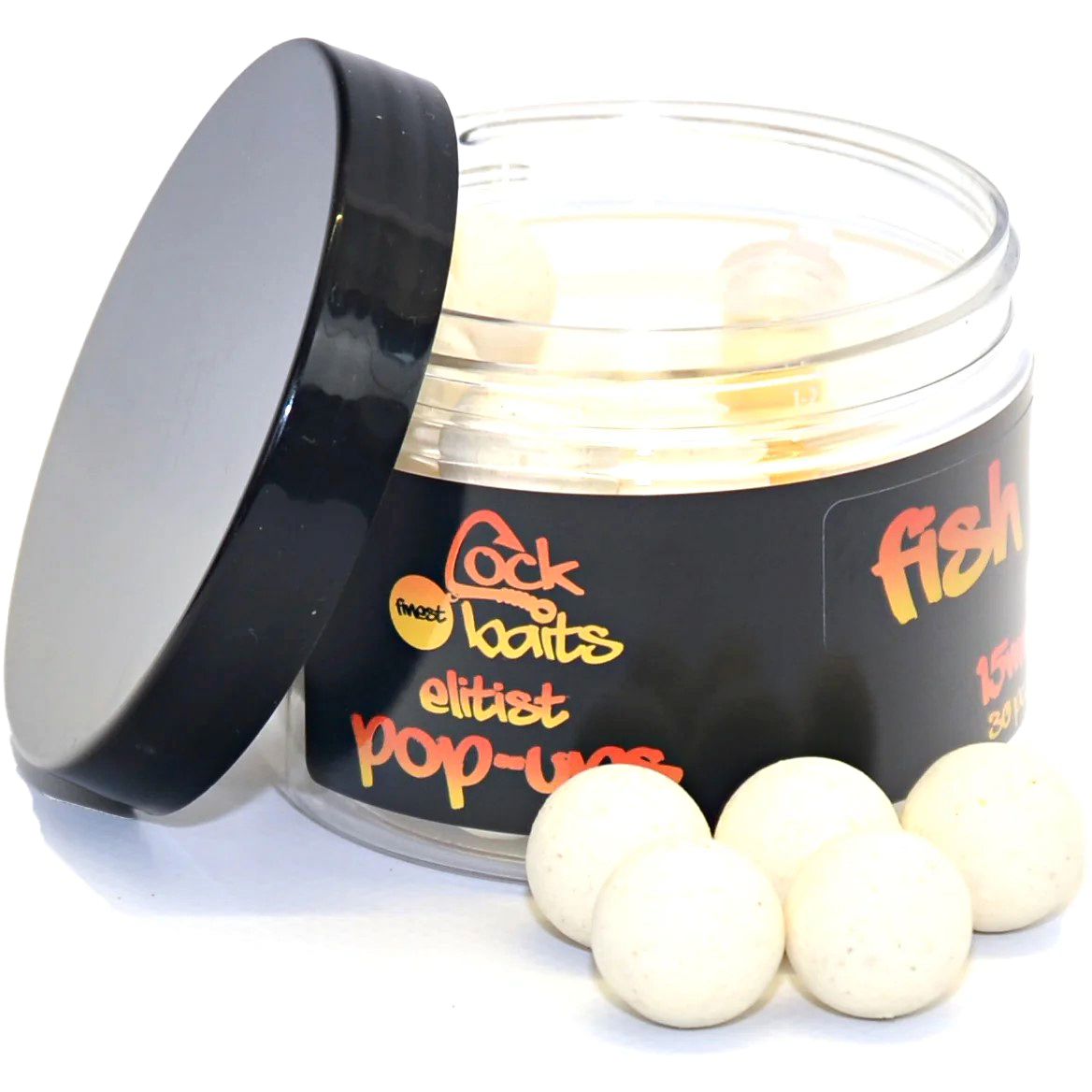 Cockbaits Elitist Pop Ups, Fish White 