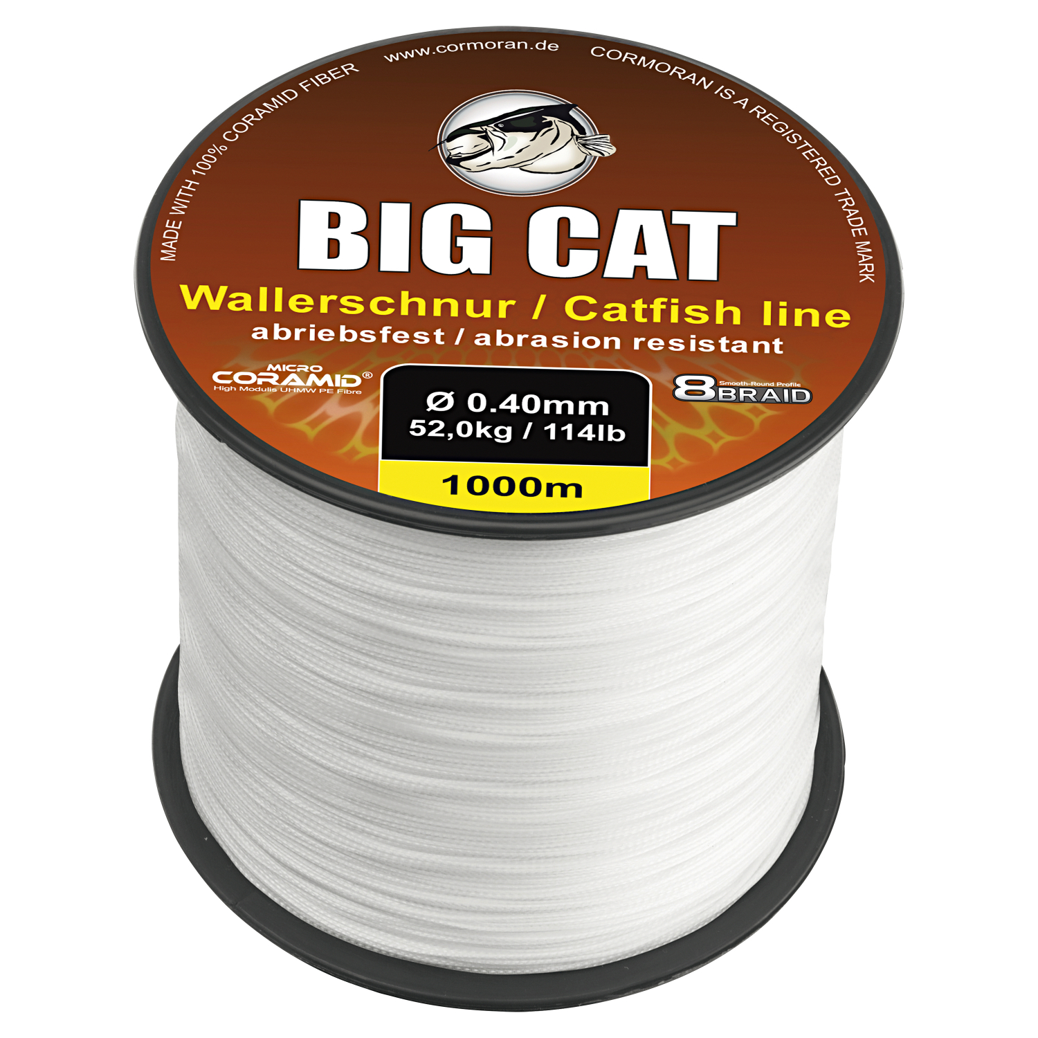 Cormoran Catfish Line 8-Braid Big Cat (white, 1.000 m) 