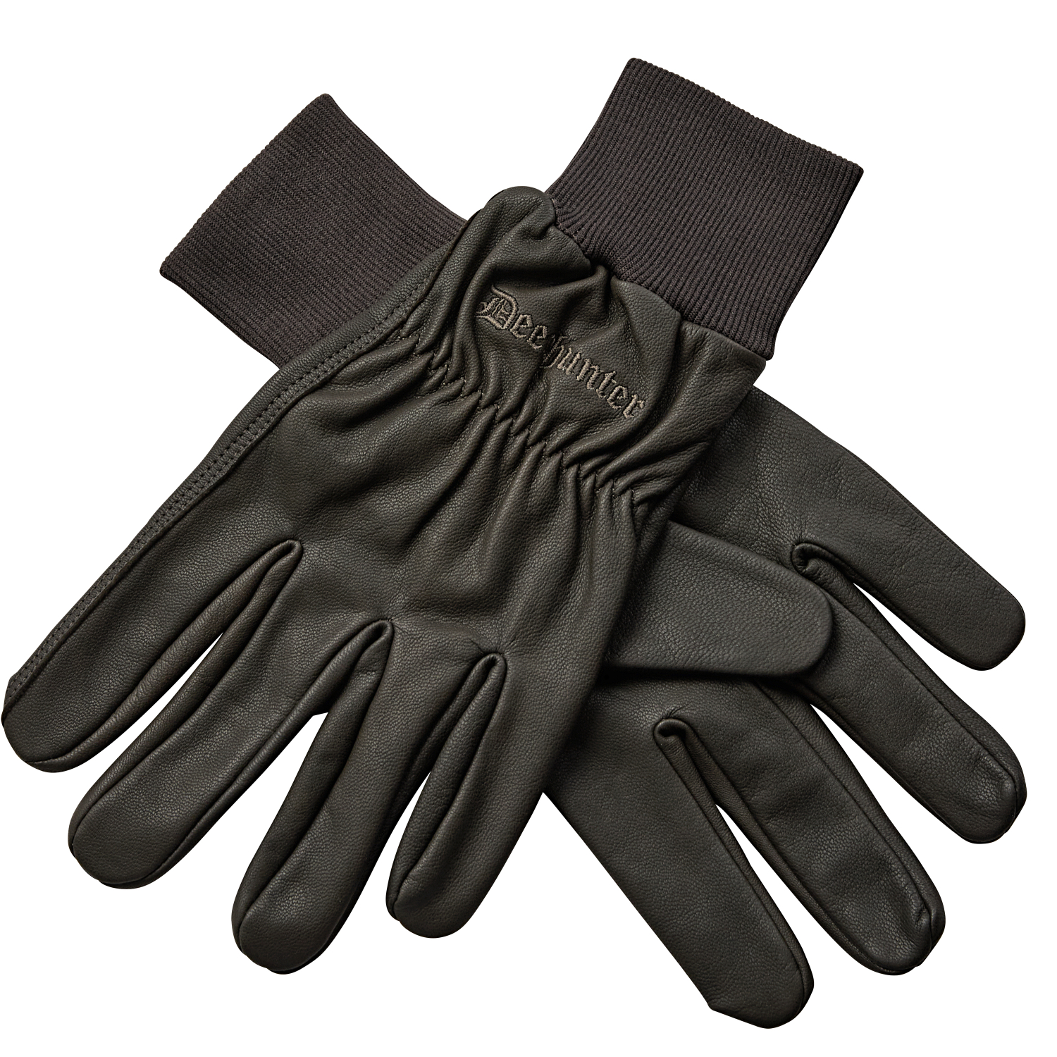 Deerhunter Leather Gloves (Wood) 