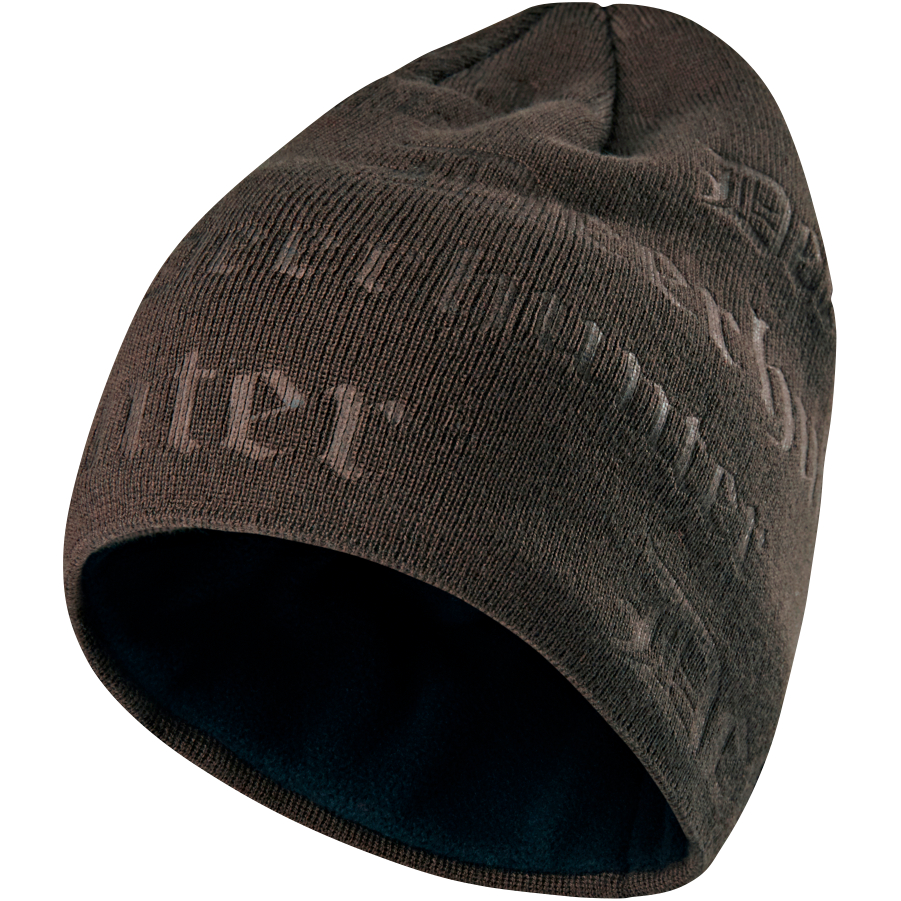 Deerhunter Unisex Knitted cap with logo (brown) 