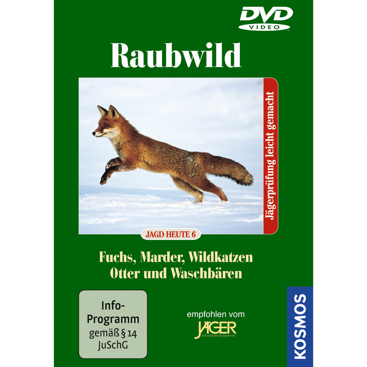 DVD Raubwild - Fuchs/Marder/Wildkatzen/Otter/Waschbären from "Kosmos" 
