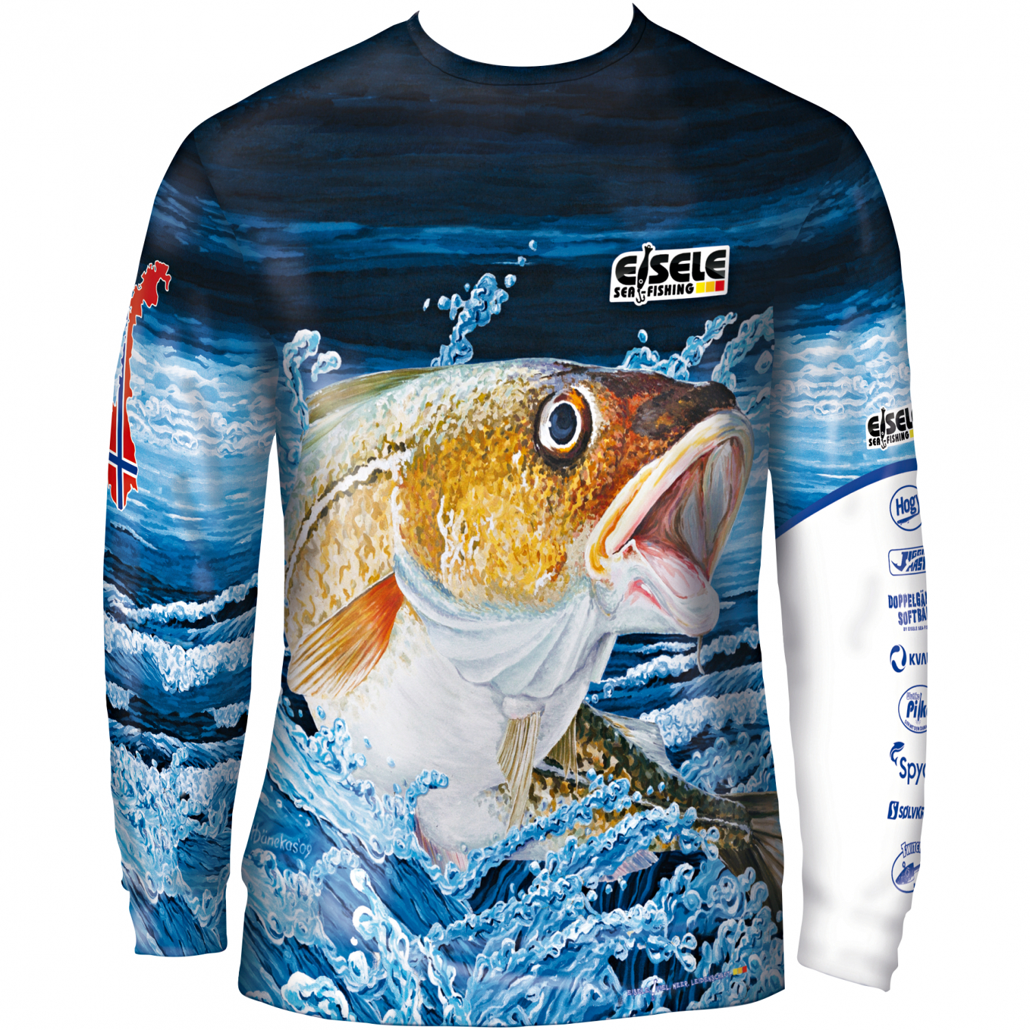 Eisele Unisex UV fishing shirt longsleeve codfish at low prices