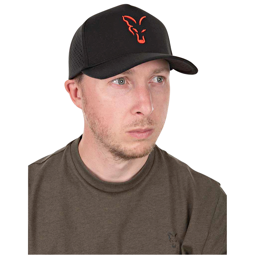 Fox Collection Baseball Caps (black/orange) 