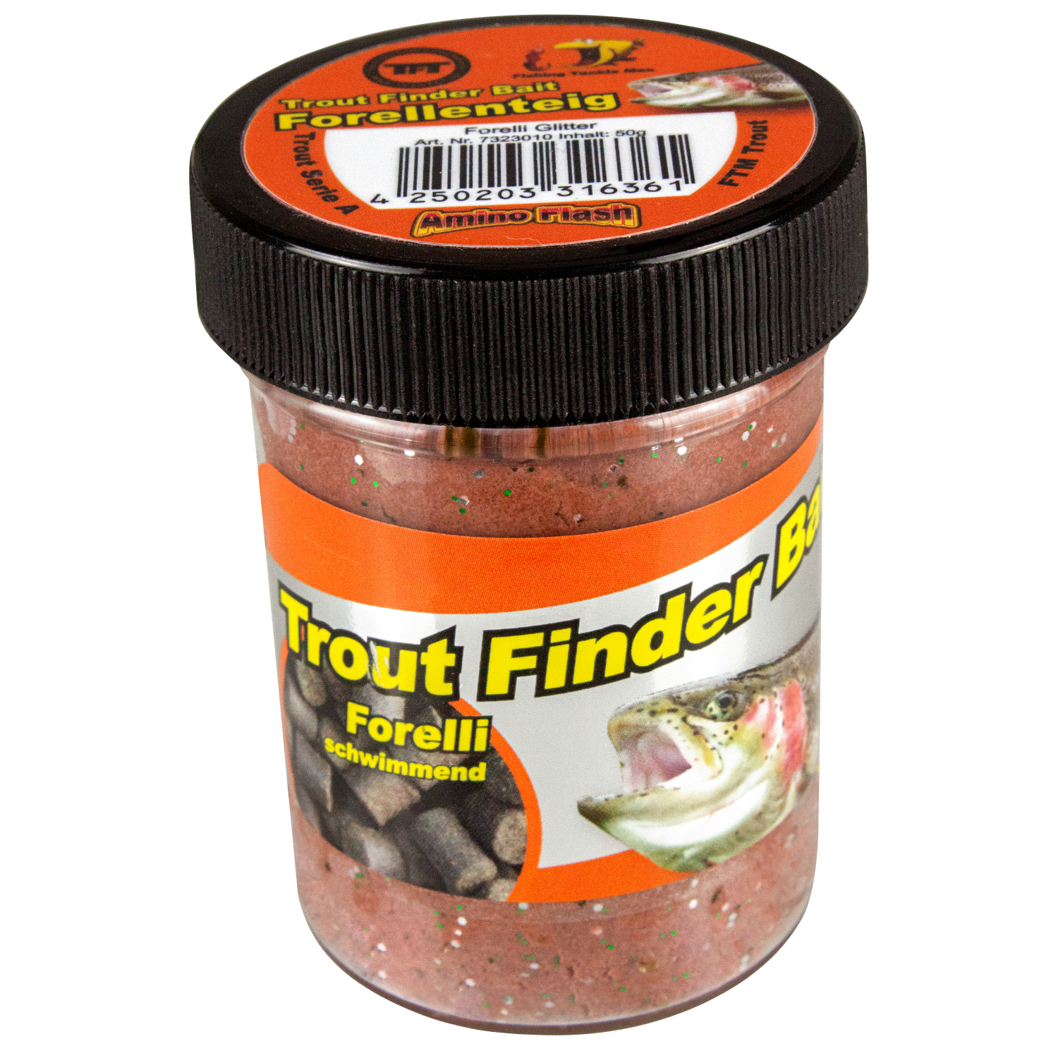 FTM Trout Dough Trout Finder Bait floating (brown, Forelli) 