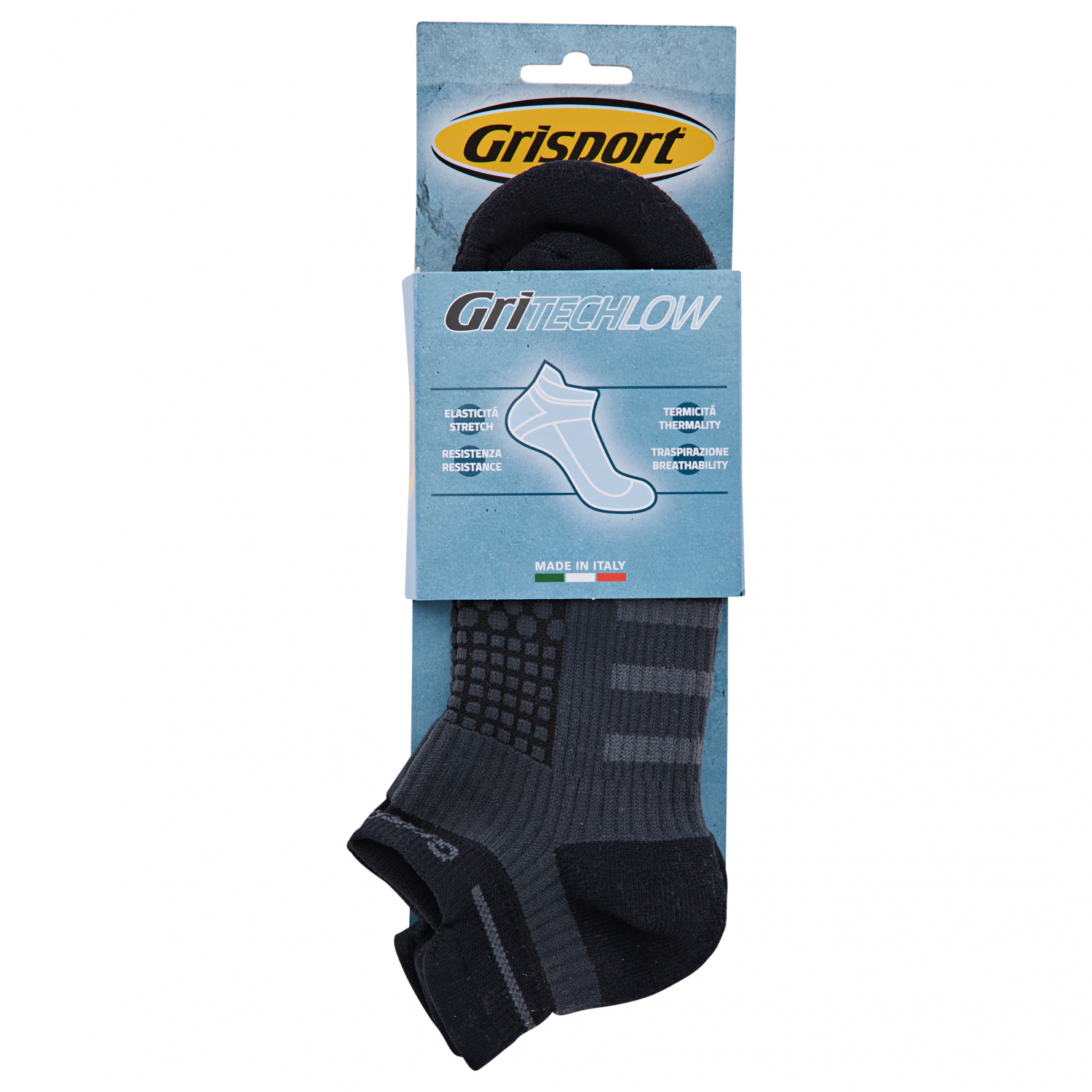 Grisport Gritech Low Functional Socks Unisex, Short (Black) 