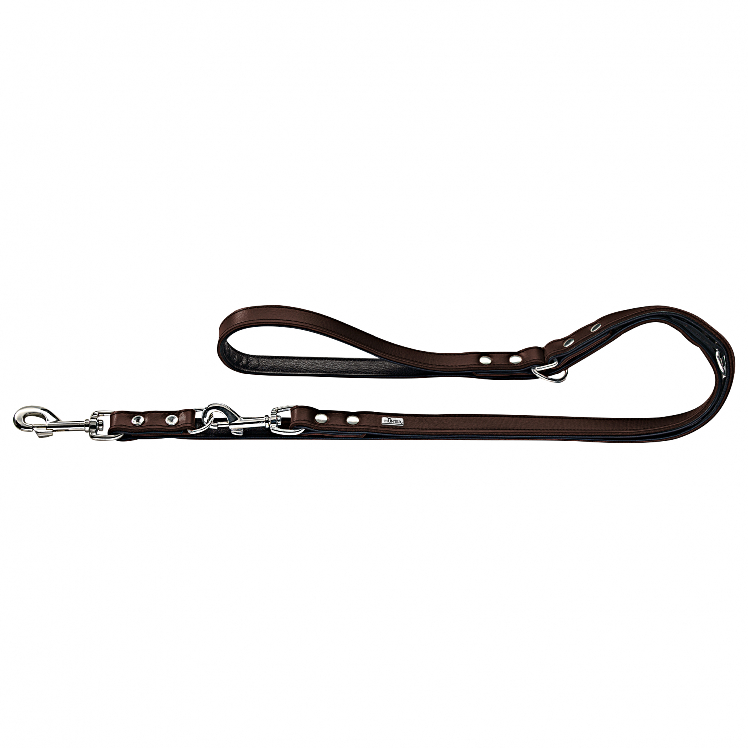 Hunter Dog Hunter Adjustable lead leash Basic (brown/black) 