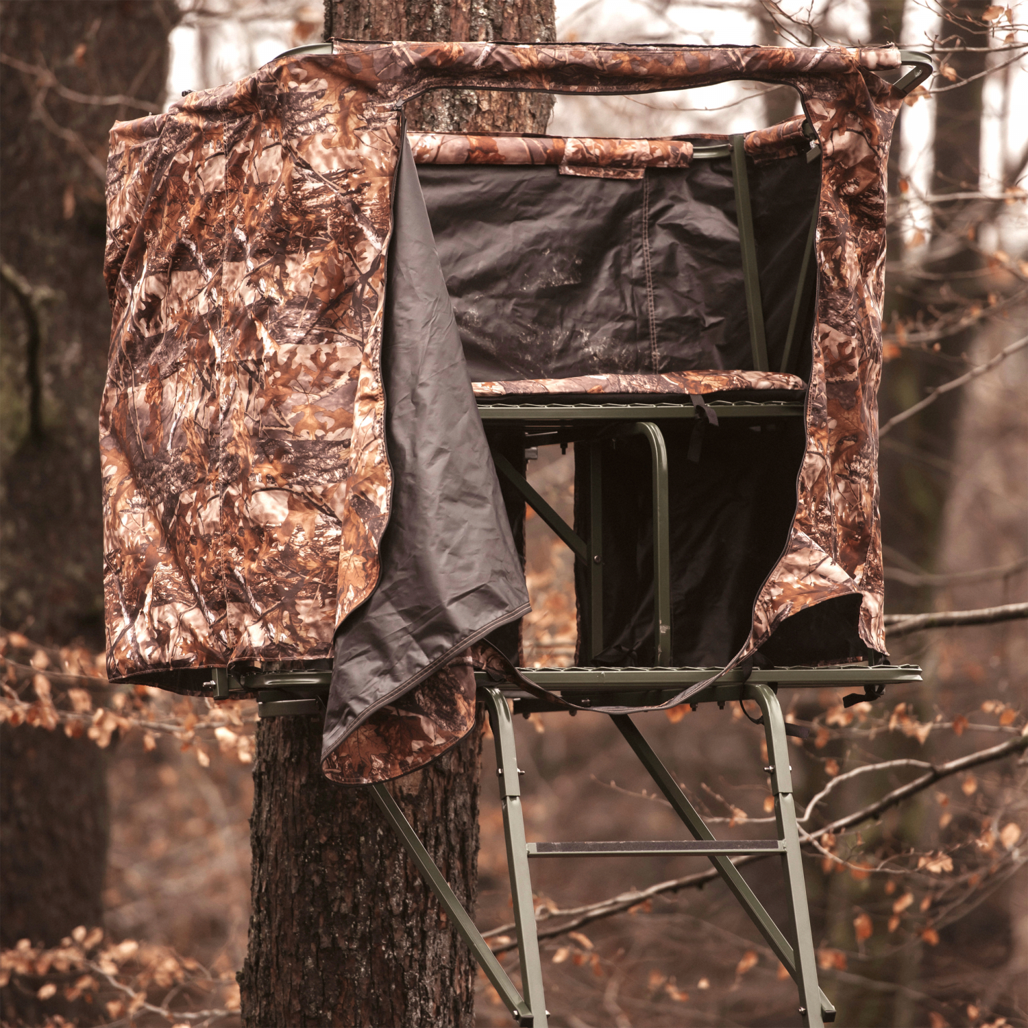 il Lago Passion Camouflage cover for 2-person XL tree stand ladder Mammut 