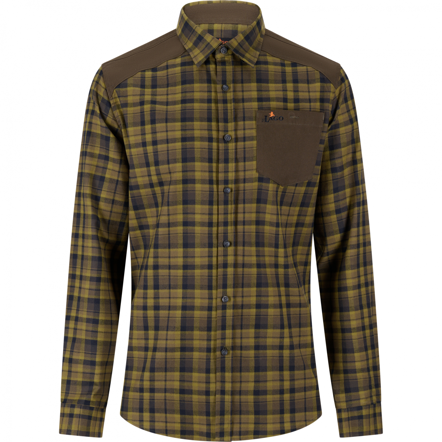 il Lago Prestige Finn Outdoor Shirt Men (Olive/Black) 