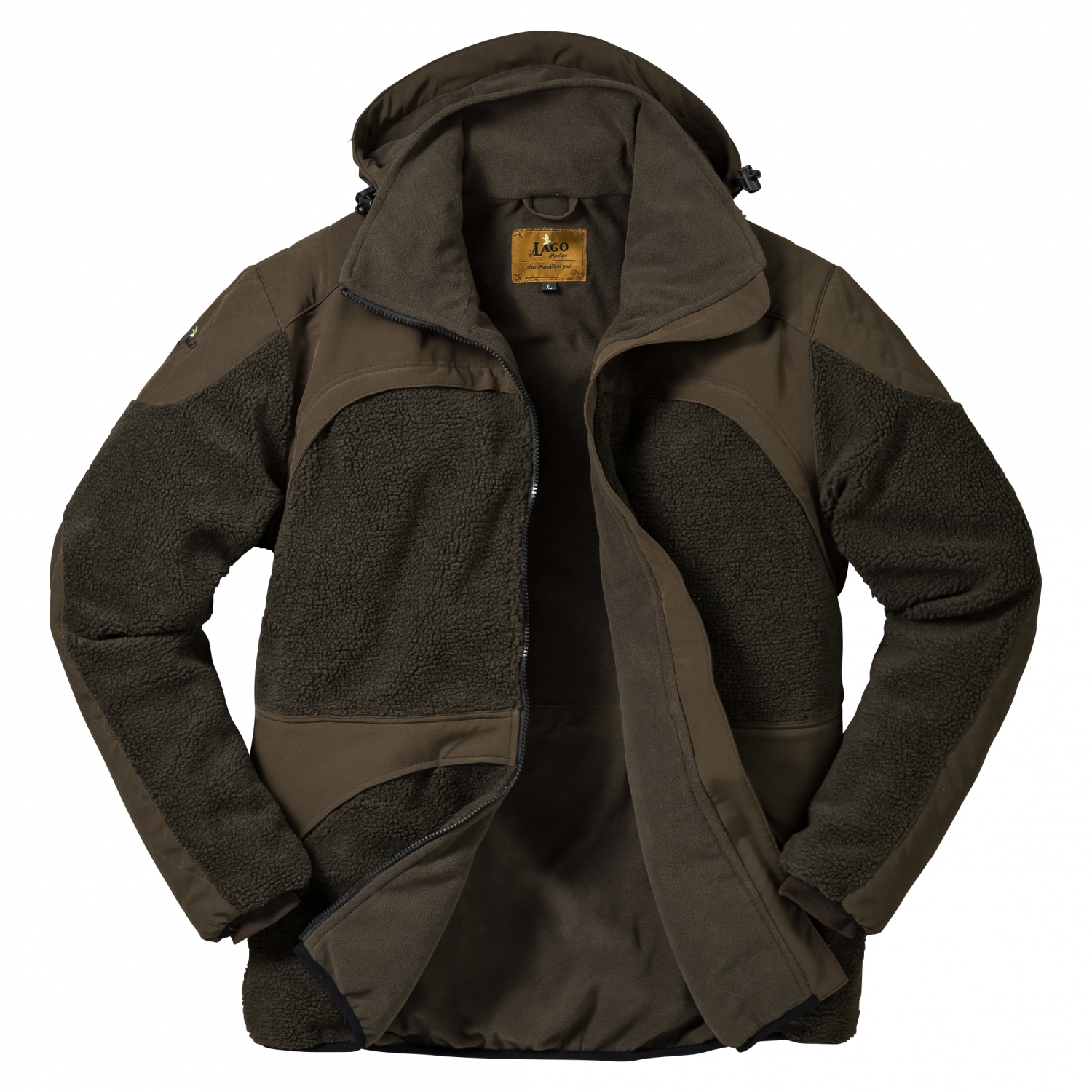 il Lago Prestige Men's Fibre Fur Outdoor Jacket Jon 