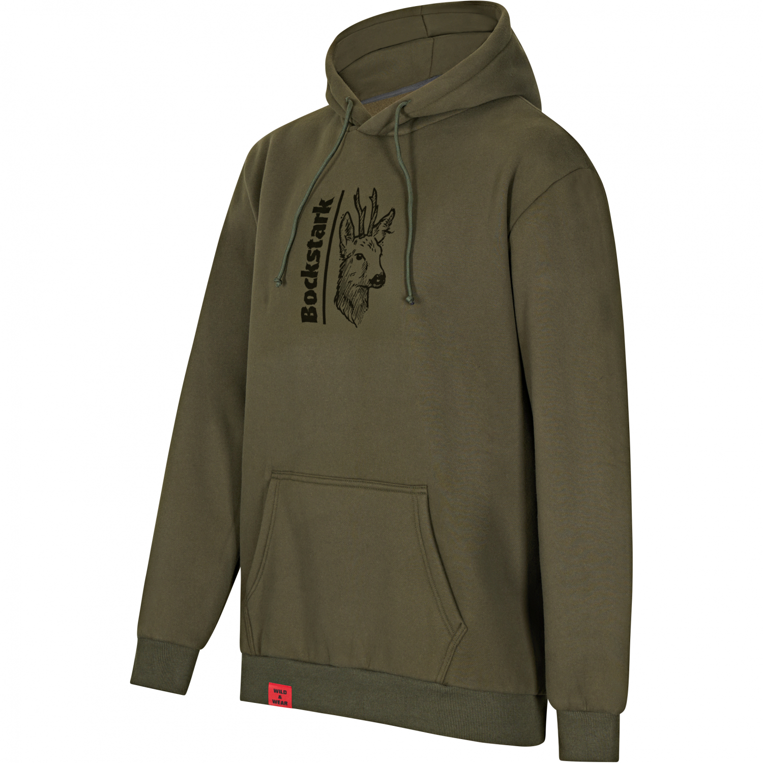 il Lago Prestige Wild & Wear Hoodie ‘Bockstark’ Men (Olive) 