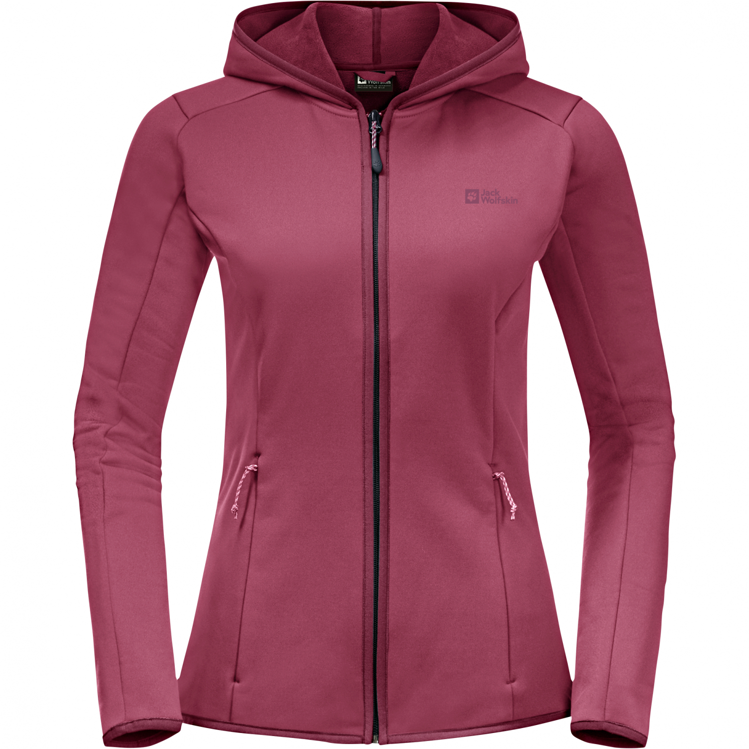 Jack Wolfskin Baiselberg Hooded FZ W Women (Sangria Red) 