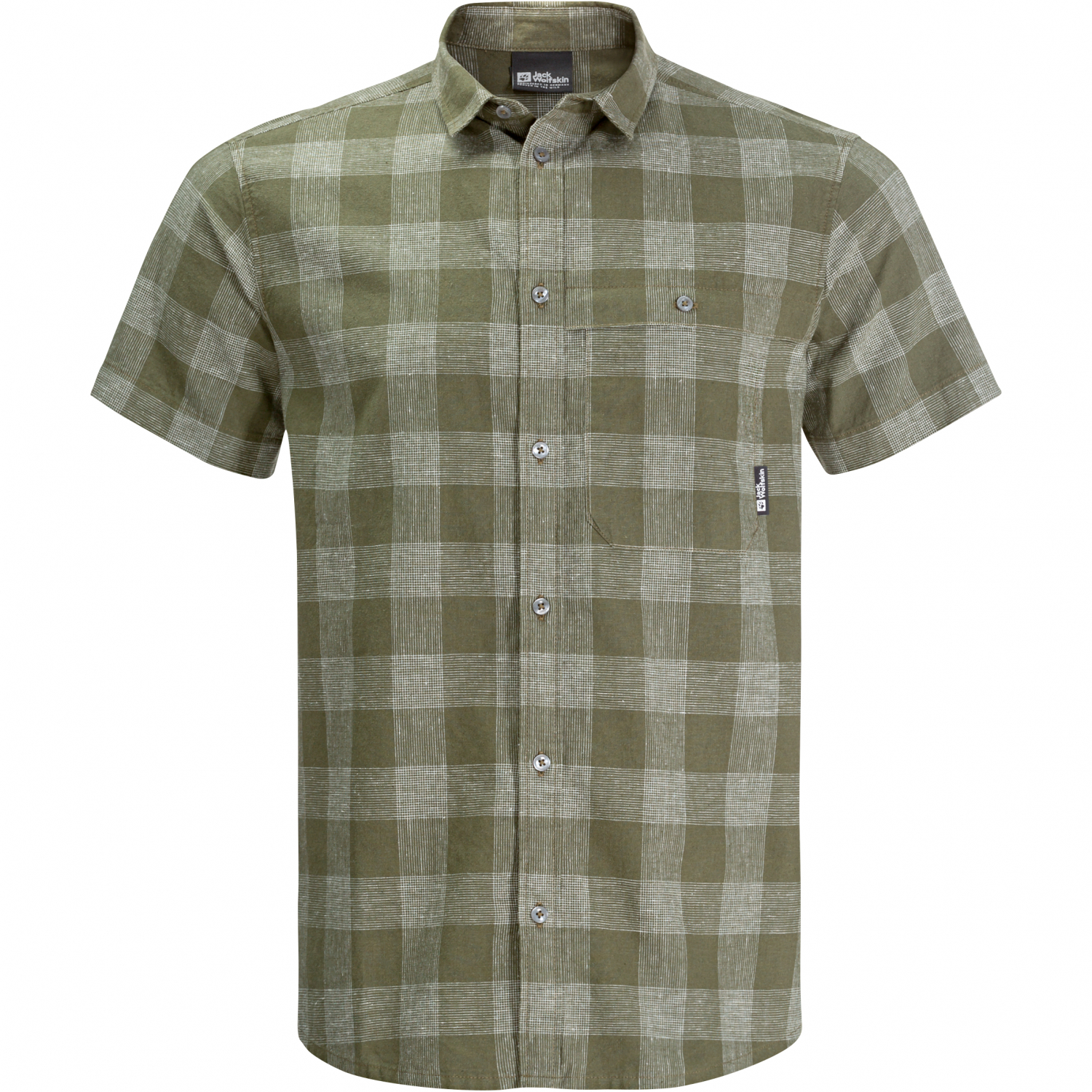 Jack Wolfskin Shirt at Askari (greenwood Hunting checks) Highlands prices | Shop Mens low