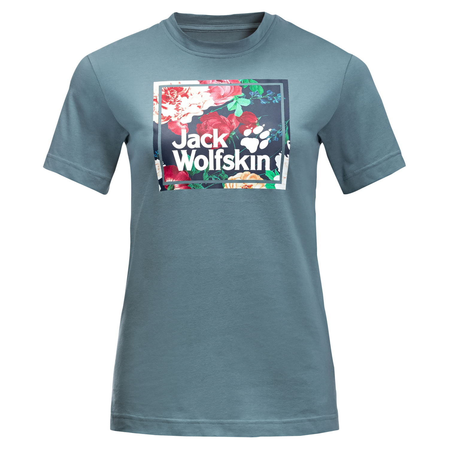 Jack Wolfskin Askari T-Shirt Logo Womens at Hunting low prices Flower Shop 