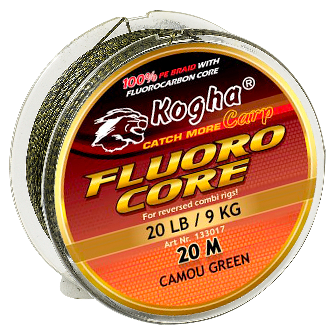 Kogha Fishing line Carp Fluoro Core (camou green) 