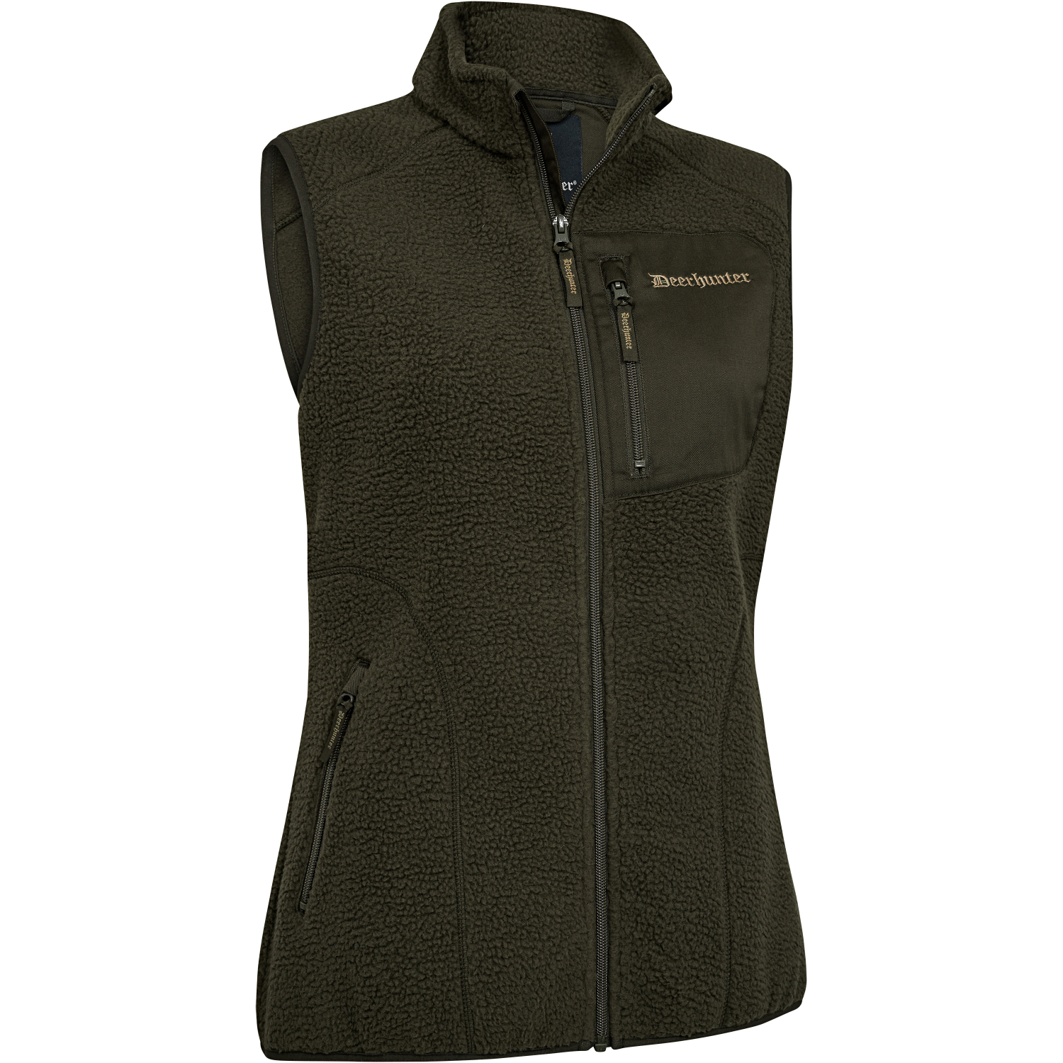 Lady Atlas Fleece Waistcoat For Women (Forest Green) 