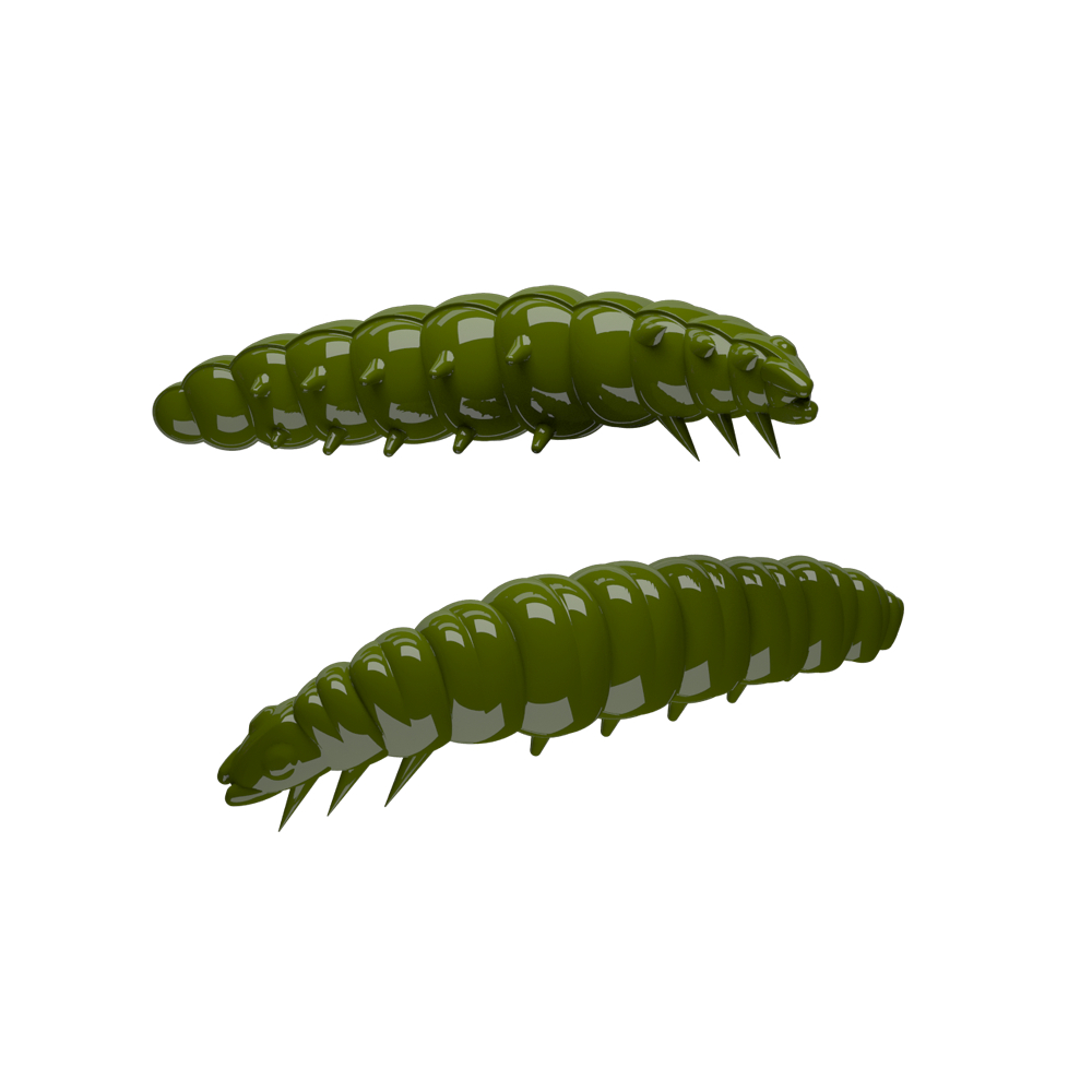 Libra Lures Larva artificial bait (olive) 